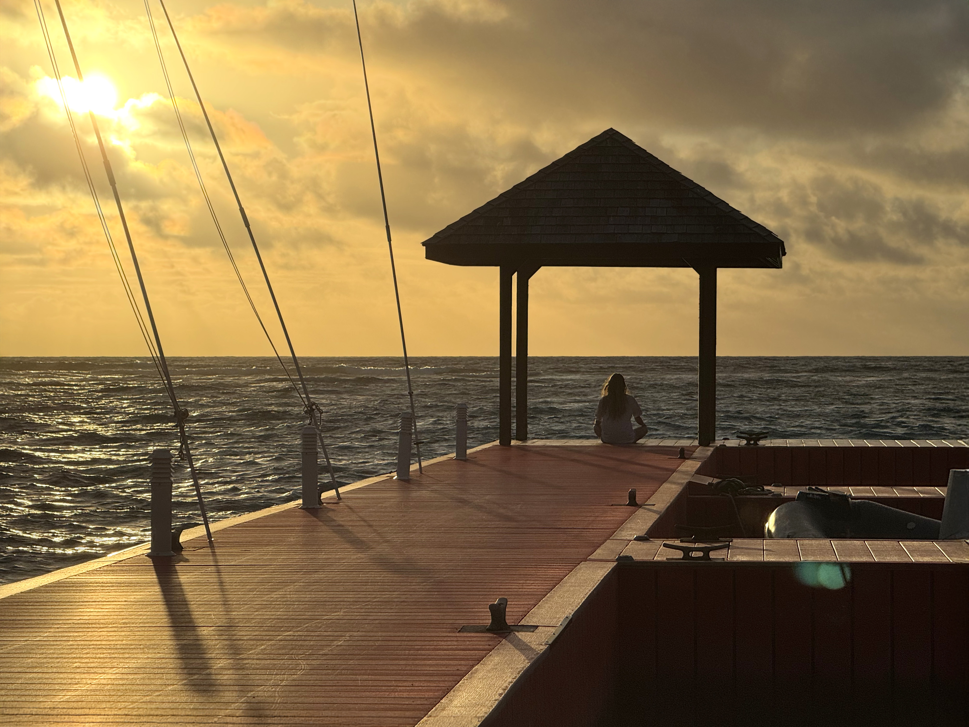Beach gathering at Necker Island