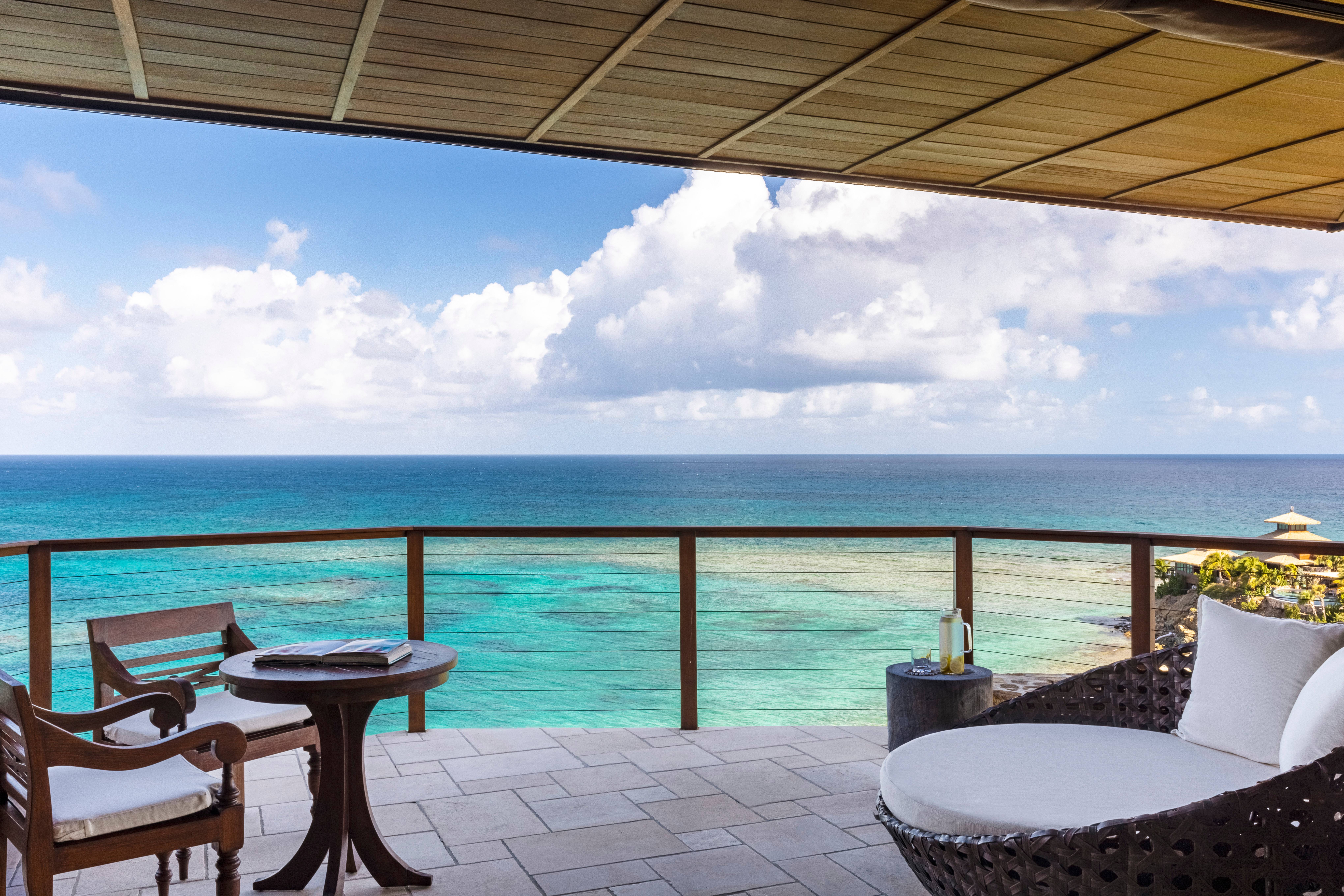Necker Island beach and ocean view